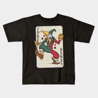 Joker Playing Card - Casino Gambling Gift Kids T-Shirt